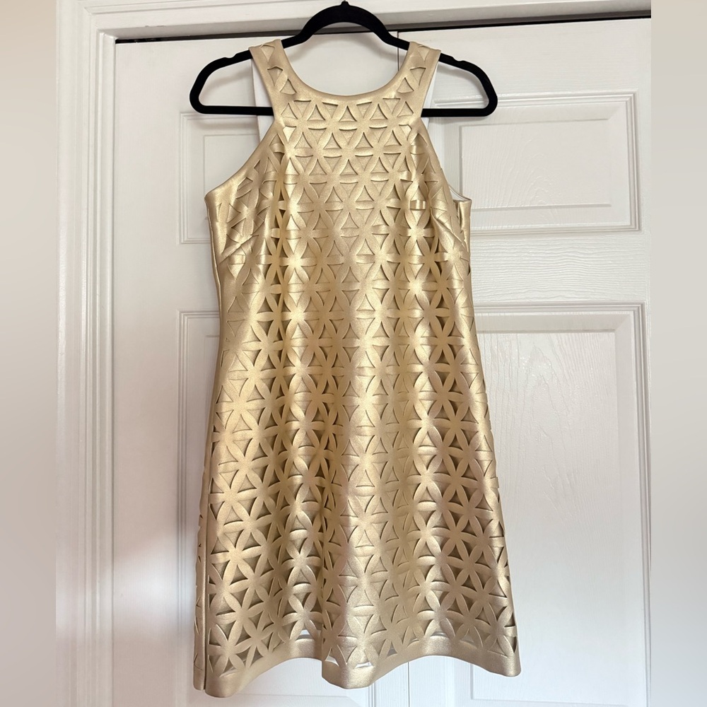 Lilly Pulitzer Gold Dress